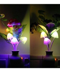 Mushroom Sensor LED Night Light Wall Lamp