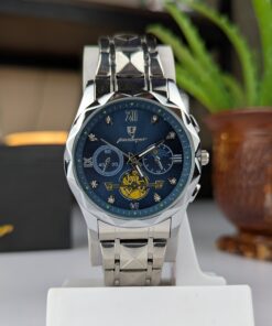 POEDAGAR 996 Luxury Man Luminous Chronograph Watch for Men Stainless Steel Men's Quartz Watches