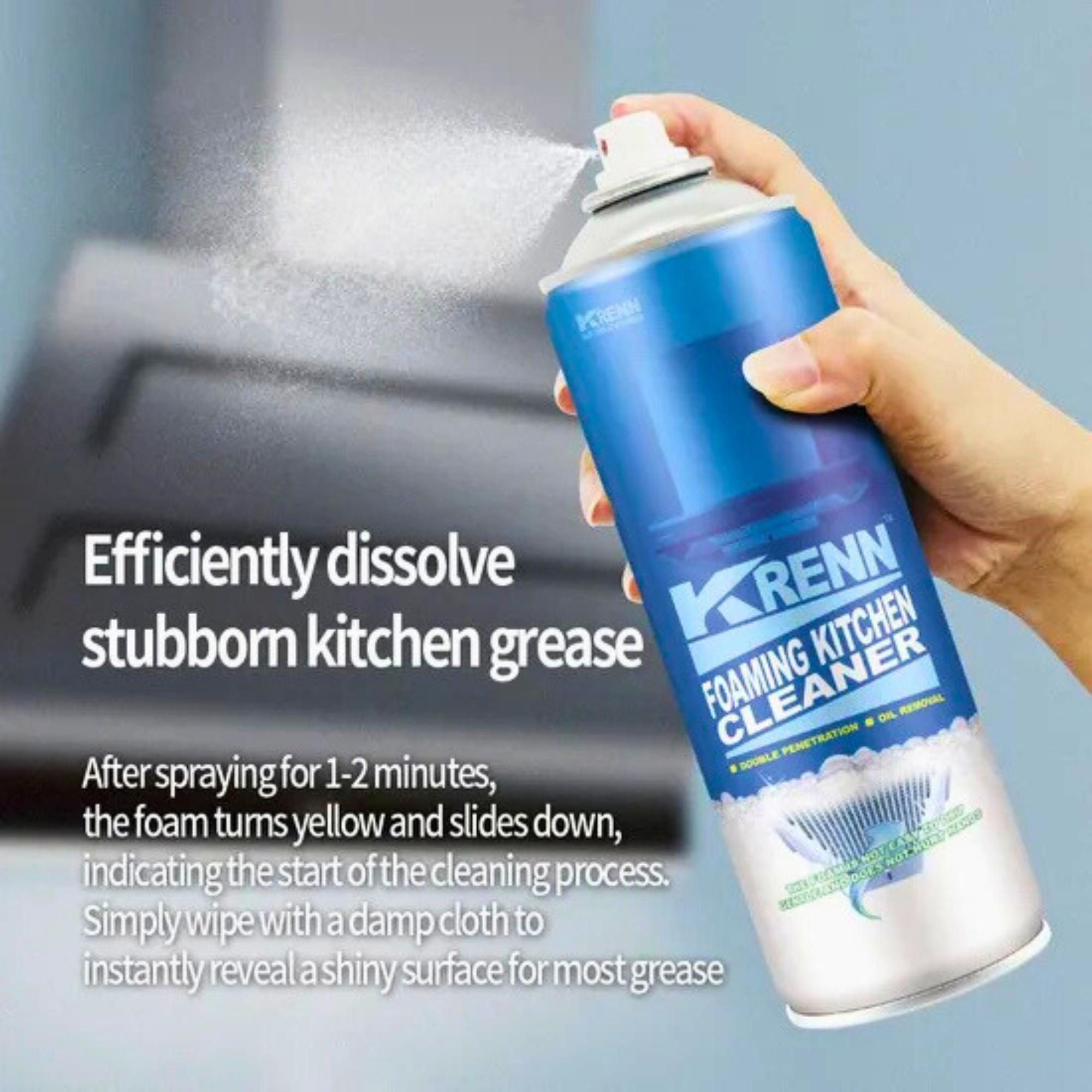 KRENN Foaming Kitchen Cleaner - Image 3