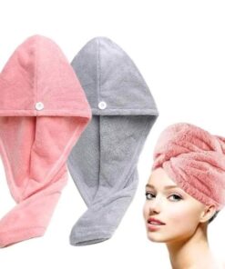 Microfiber Quick Drying Hair Towel -3 Pieces