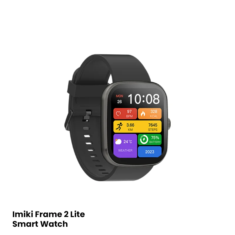 IMIKI Frame 2 Lite 2.5D ultra-thin Screen BT Calling Smart Watch - Image 2