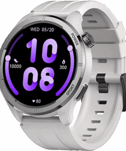 Haylou Solar Neo 1.53" Bluetooth Calling Smart Watch (Silicone+Woven) Strap- Silver