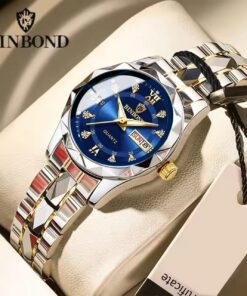 BINBOND Top Brand Luxury Fashion Business Womens Watches 30M Week Date Clock Sport Quartz Womens Wristwatch