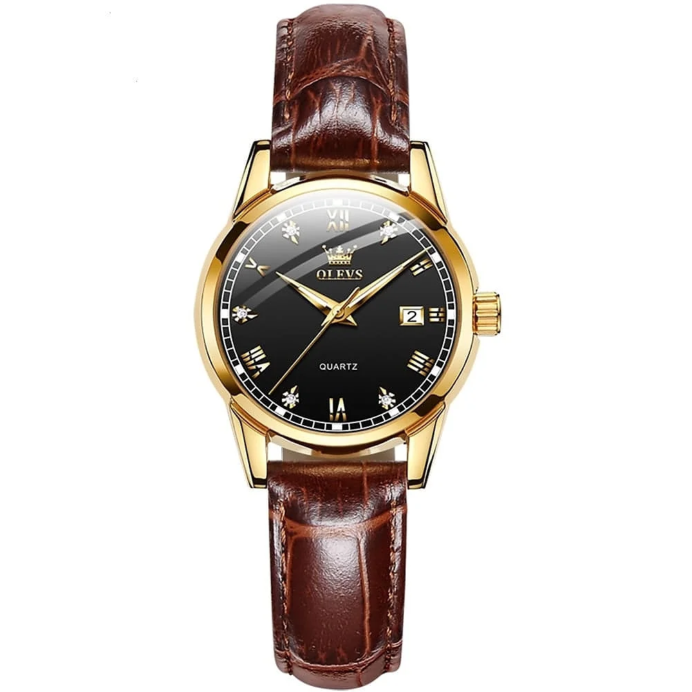 OLEVS 6896 Luxury Simple and Modern Watch (Black) - Image 6