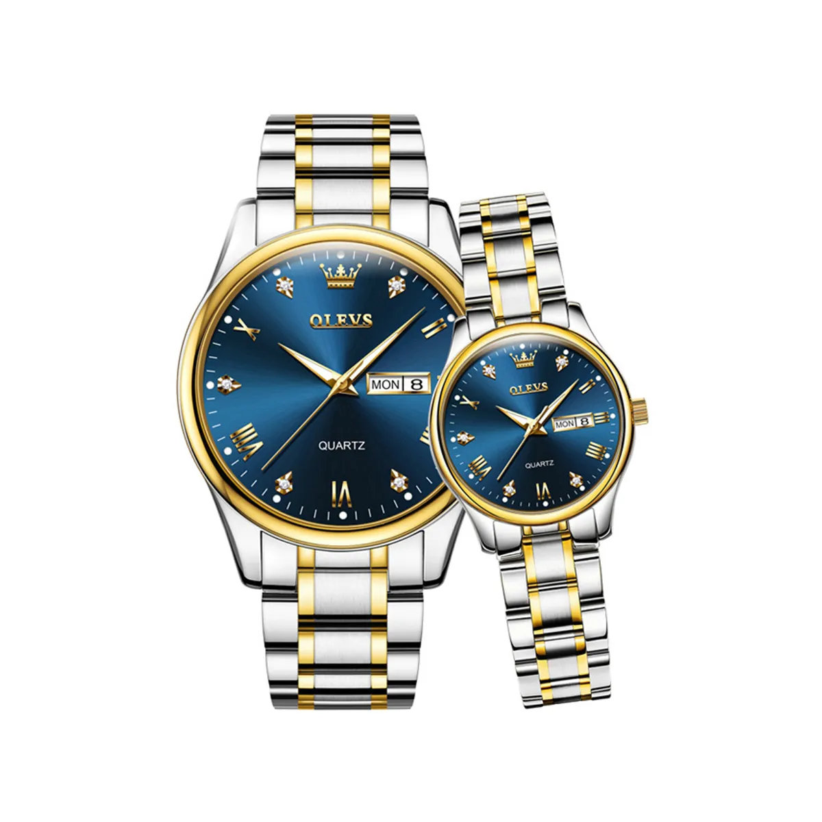 Olevs 5563 CHAIN WATCH –( Blue Dial) For Men - Image 2