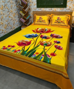 Luxury Panel Cotton Bed Sheet