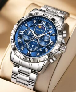 Tinaibin 6626: The Ultimate Blue Dial Multi-Function Men's Watch