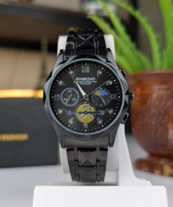 BINBOND B1236 Brand Fashion Tourbillon Dial Quartz Watches Men’s Luxury Stainless Steel