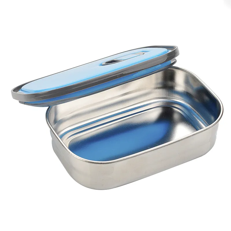 Lunch Box Tedemel Rectangle Stainless Steel Vacuum Food Container (Small size) - Image 2