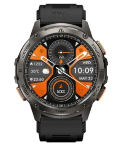 KOSPET TANK T3 1.43″ HD AMOLED With 130+ Sports Modes Military-Grade Smart Watch - Black