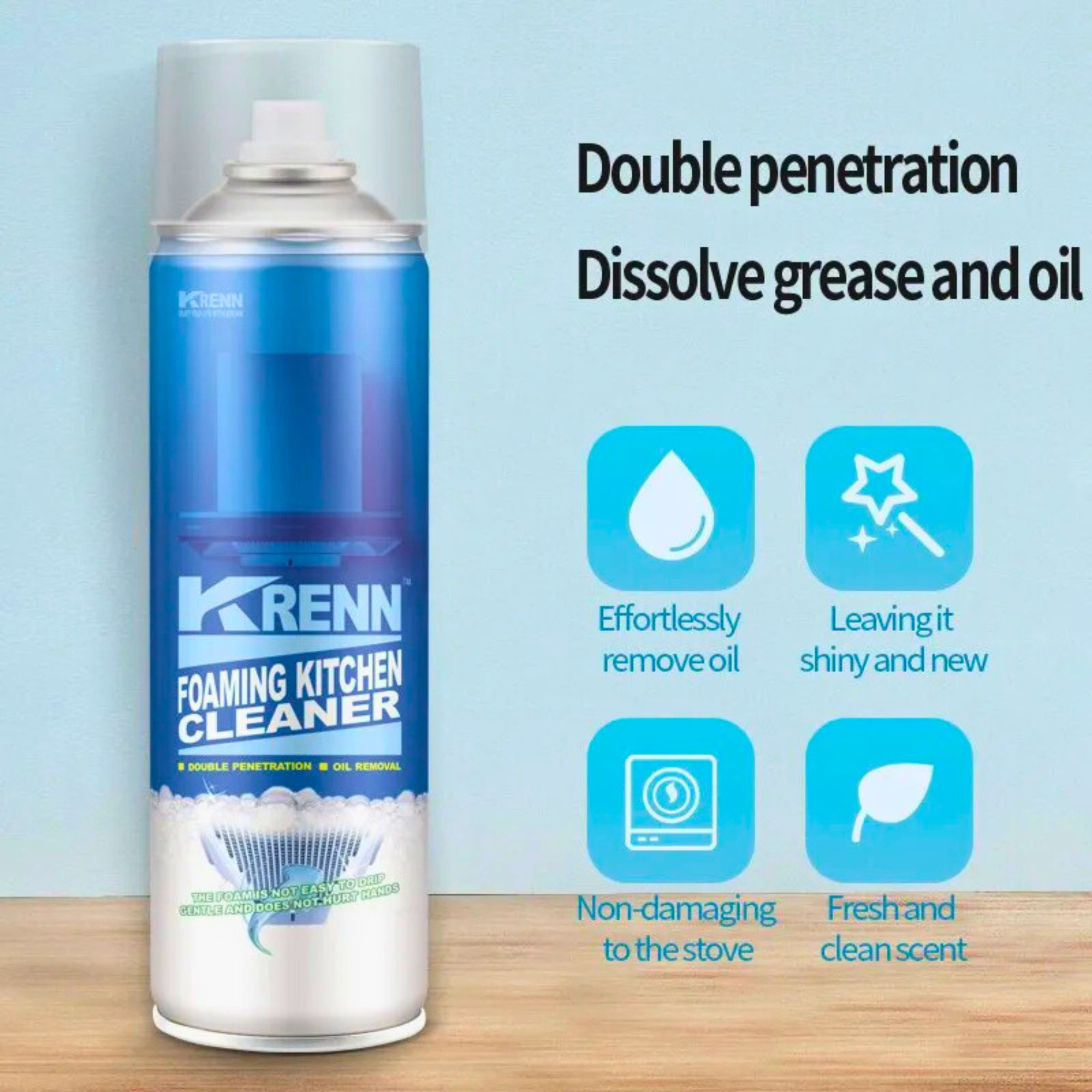 KRENN Foaming Kitchen Cleaner - Image 2
