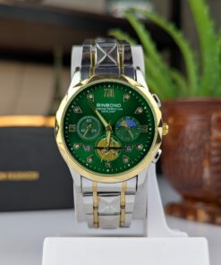 BINBOND B1236 Brand Fashion Tourbillon Dial Quartz Watches Men’s Luxury Stainless Steel