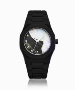 Aura watch 2025 New Arabic Aura Watch Black Modern Creative Design ( Black)