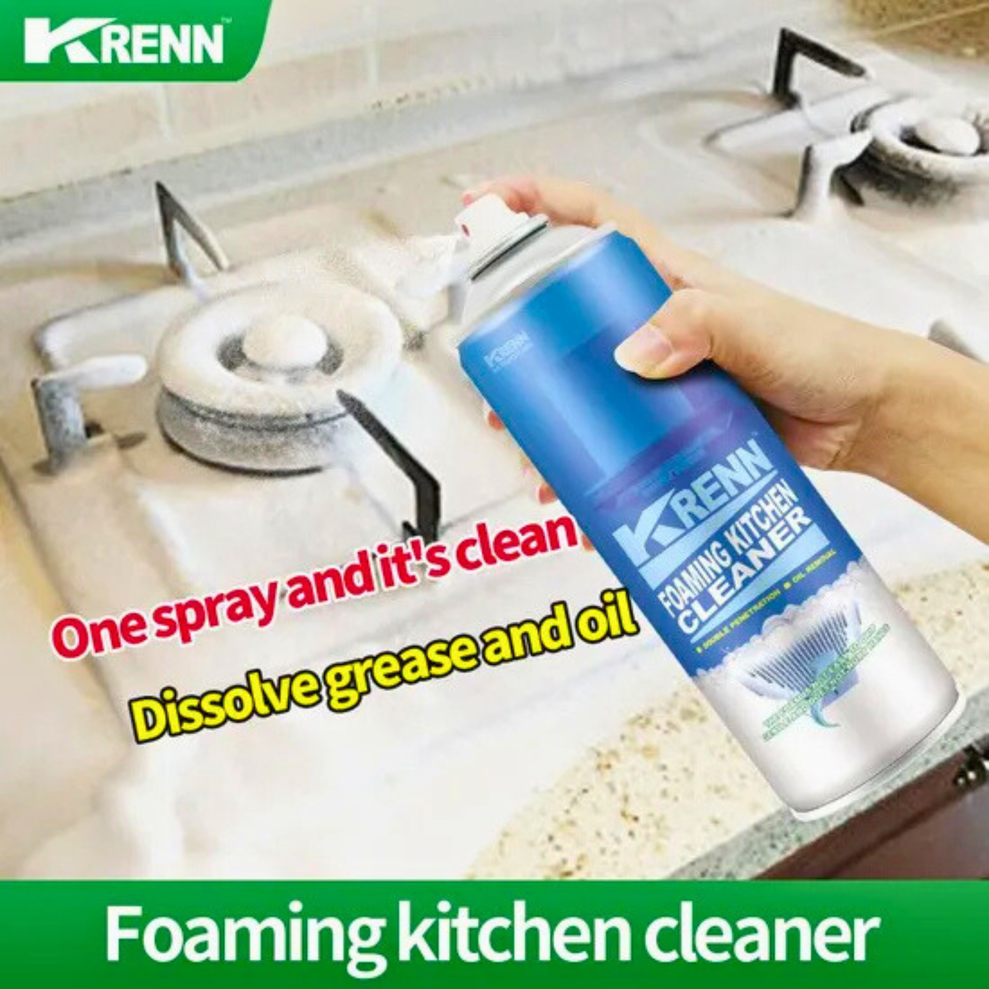 KRENN Foaming Kitchen Cleaner - Image 5