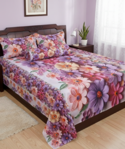 China Premium 3D Design Bed Sheet