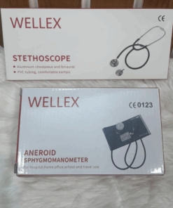 WELLEX Stethoscope And WELLEX  Aneroid Sphygmomanometer (Combo)